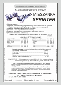 MIESZANKA SPRINTER  Granulat